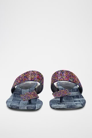 Sandali con tacco - Blu