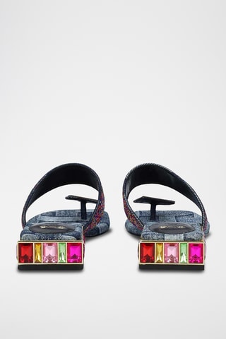 Sandali con tacco - Blu