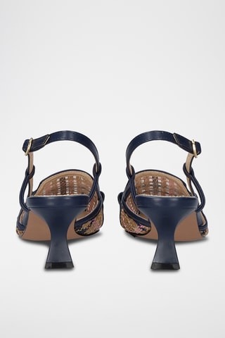 Décolleté con tacco - Blu