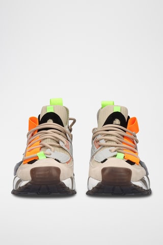 Sneakers in pelle - Taupe