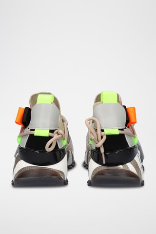 Sneakers in pelle - Taupe