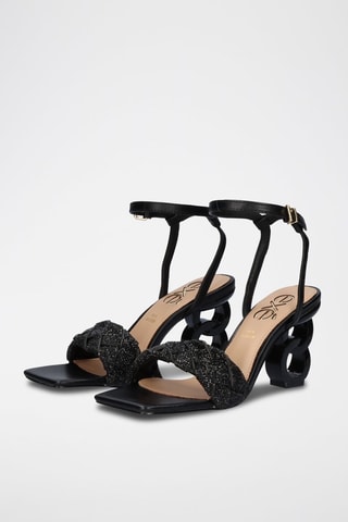 Sandali con tacco - Nero