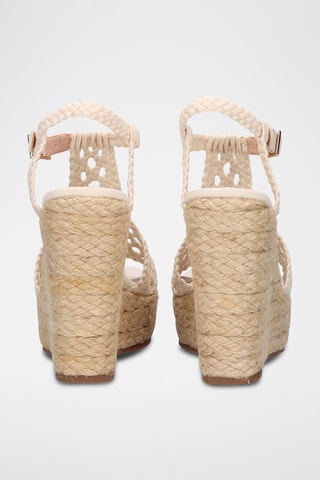 Sandali con zeppa Naomi - Beige - 