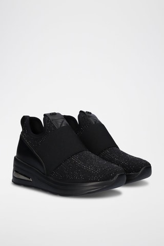 Slip-on con zeppa - Nero
