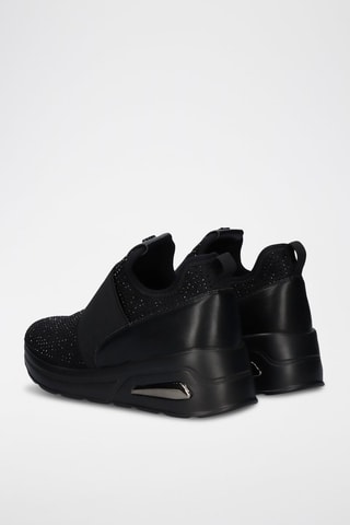 Slip-on con zeppa - Nero