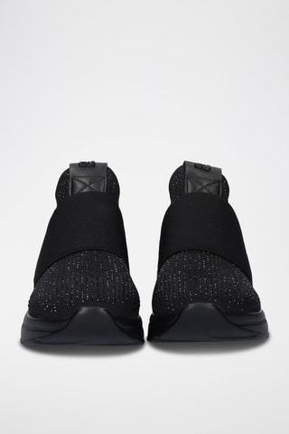 Slip-on con zeppa - Nero