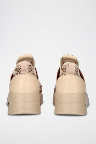 Slip-on con zeppa - Beige