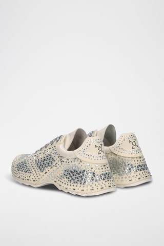 Sneakers in pelle - Argentato