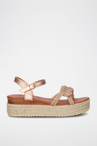 Sandali platform - Dorato rosa - 