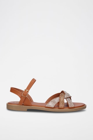 Sandali - Marrone e argentato -  e 