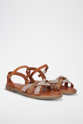 Sandali - Marrone e argentato -  e 