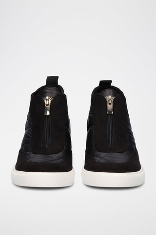 Sneakers con zeppa - Nero