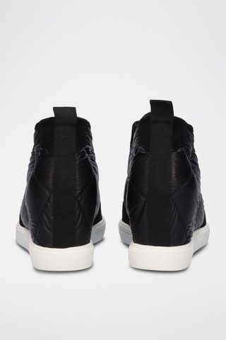 Sneakers con zeppa - Nero