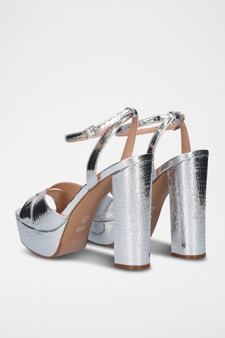 Sandales à talons Ophelia - Argenté
