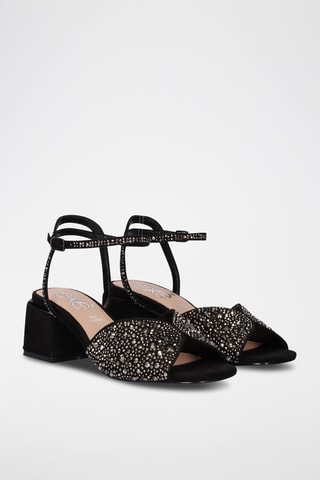 Sandales à talons Carmen - Noir