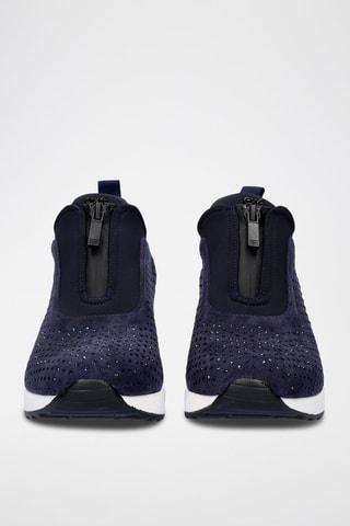 Baskets chaussettes compensées - Bleu