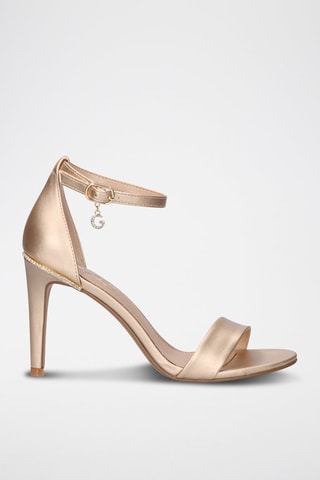 Sandalen met Hak - Goudkleurig - 