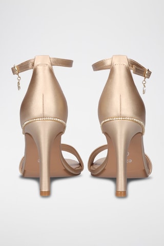 Sandalen met Hak - Goudkleurig - 