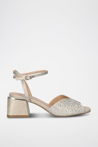 Sandales à talons Carmen - Doré