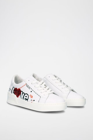 Sneakers Bianco e rosso - Bianco e rosso