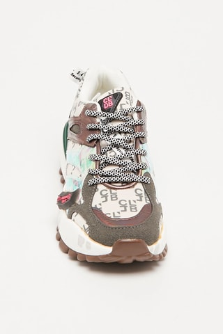 Sneakers Taupe e grigio - Marrone