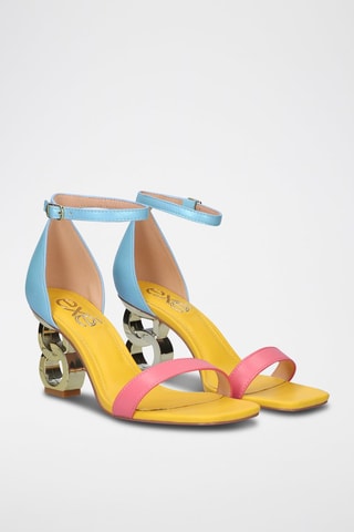 Décolleté - Blu e rosa