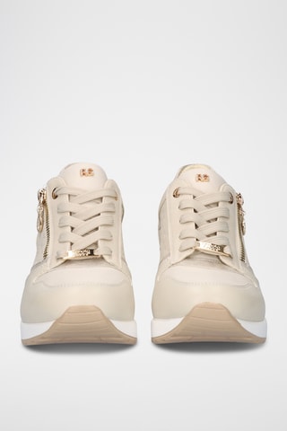 Sneakers con zeppa - Beige