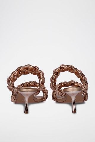 Sandali con tacco Bronzo - Dorato