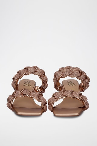 Sandali con tacco Bronzo - Dorato