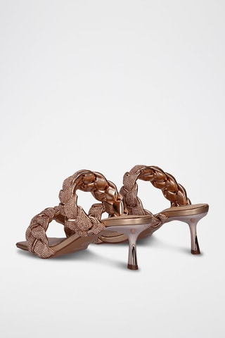 Sandali con tacco Bronzo - Dorato