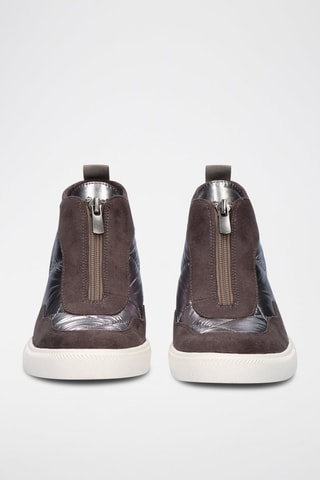 Sneakers con zeppa - Argentato