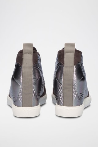 Sneakers con zeppa - Argentato