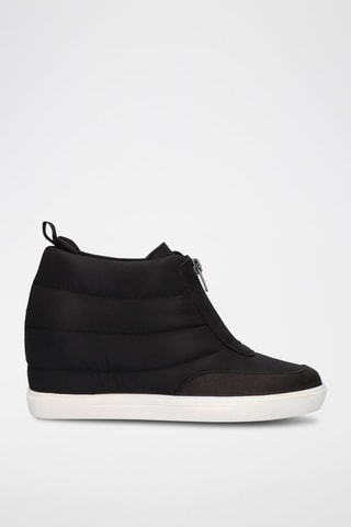 Sneakers con zeppa - Nero