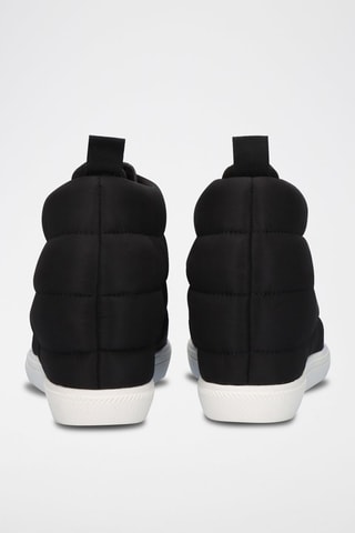 Sneakers con zeppa - Nero