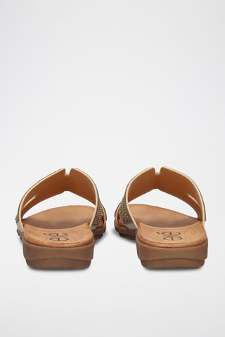 Ciabatte - Beige e marrone