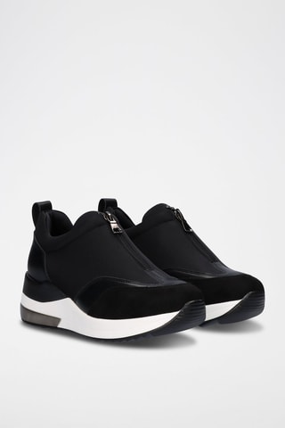 Sneakers con zeppa - Nero