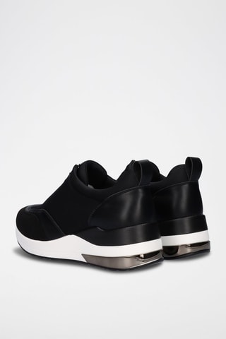 Sneakers con zeppa - Nero