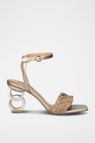 Sandali con tacco - Dorato