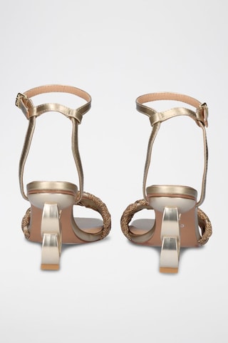 Sandali con tacco - Dorato