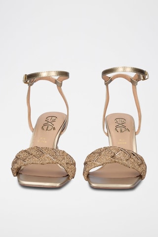 Sandali con tacco - Dorato