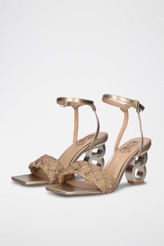 Sandali con tacco - Dorato