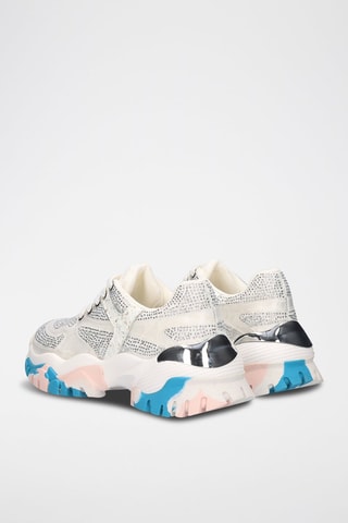 Sneakers platform - Bianco e blu