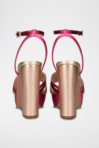 Sandali con tacco - Multicolore
