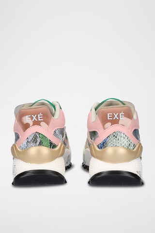 Sneakers platform - Verde e rosa