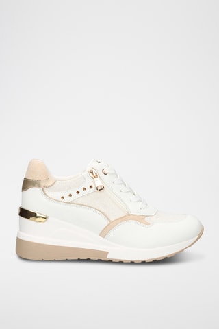 Sneakers con zeppa - Bianco