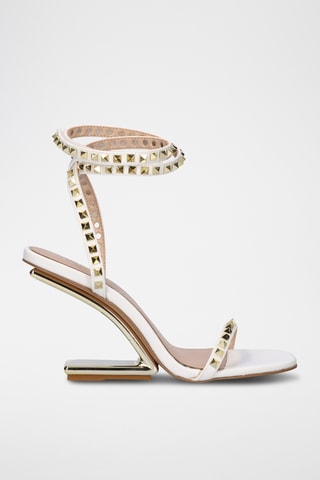Sandali con tacco - Bianco