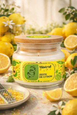 Bougie parfumée "Zeste de citron"