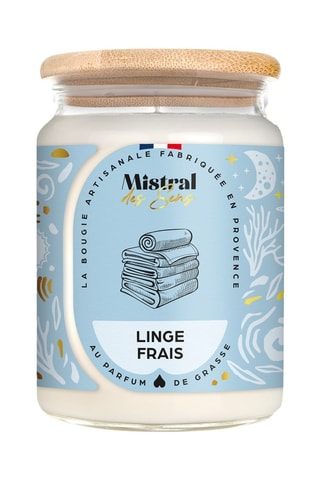 Bougie parfumée "Linge frais"