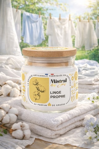 Bougie parfumée "Fleur de coton"