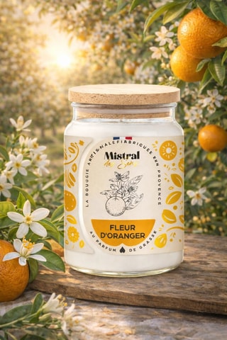 Bougie parfumée "Fleur d'oranger"